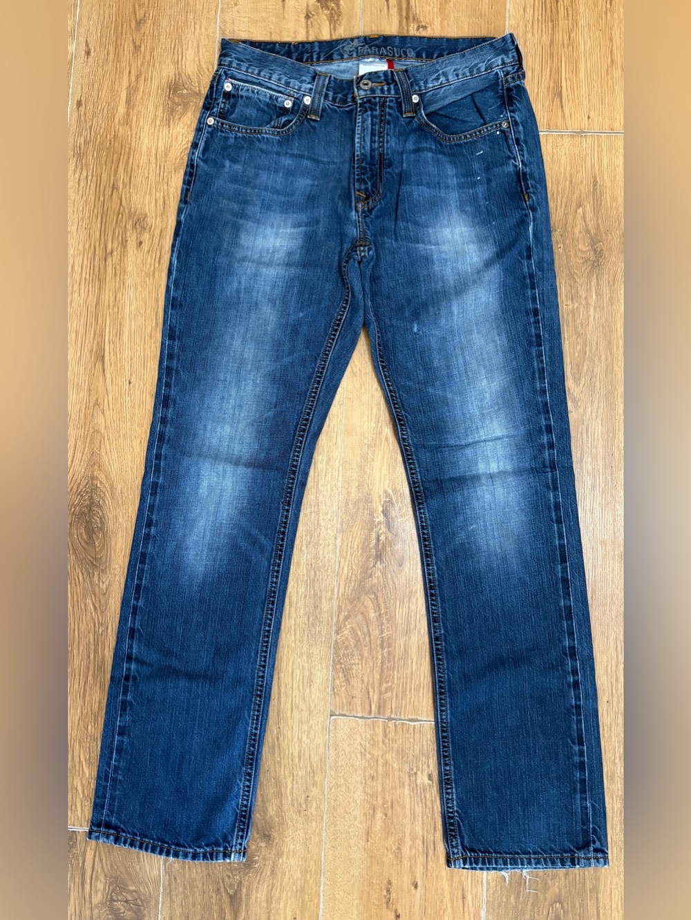 Parasuco Men's Dark Blue Straight Jeans
